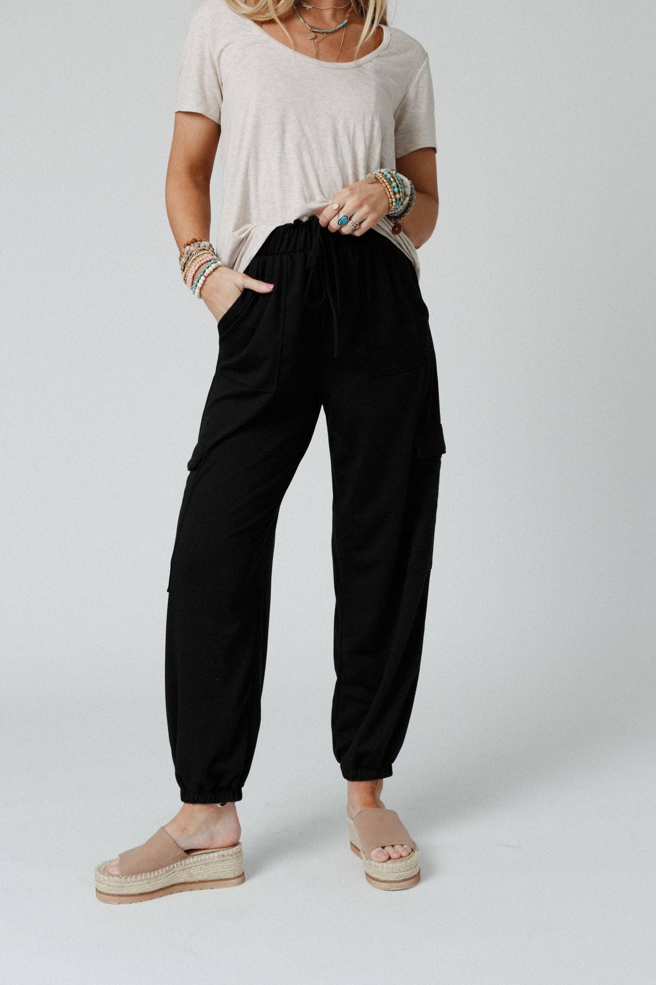 Easy Mornings Cinched Pants, The Feathered Farmhouse