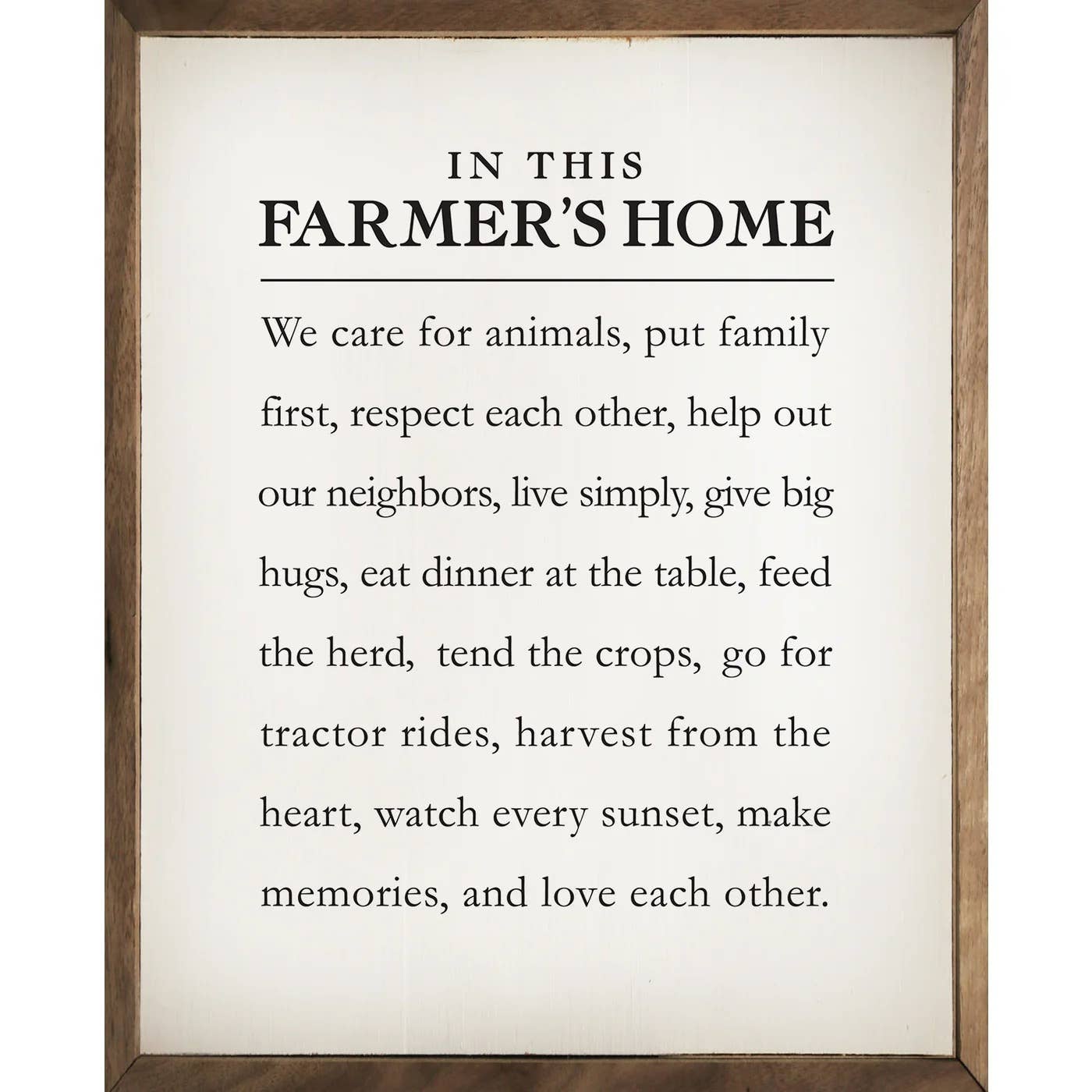 In This Farmer's Home, Feathered Farmhouse