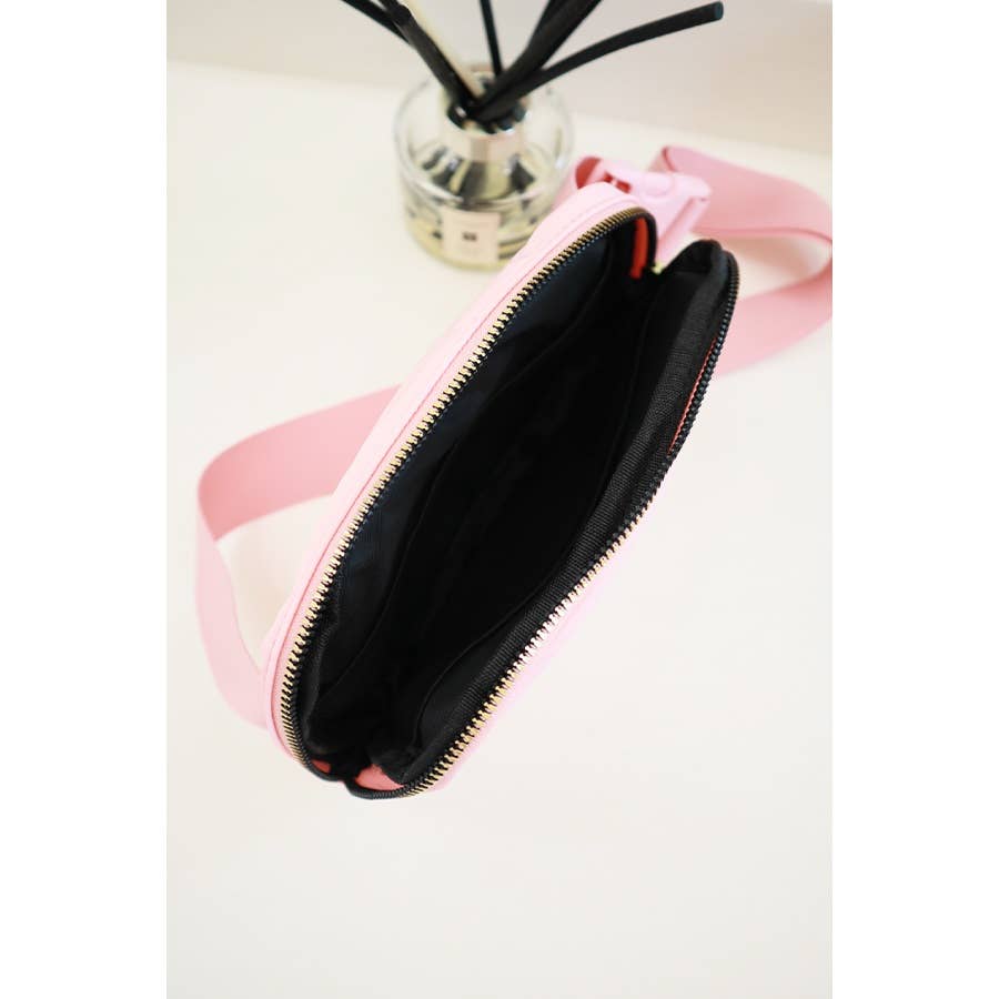 Solid Color Crossbody Fanny Pack Belt Bag, The Feathered Farmhouse