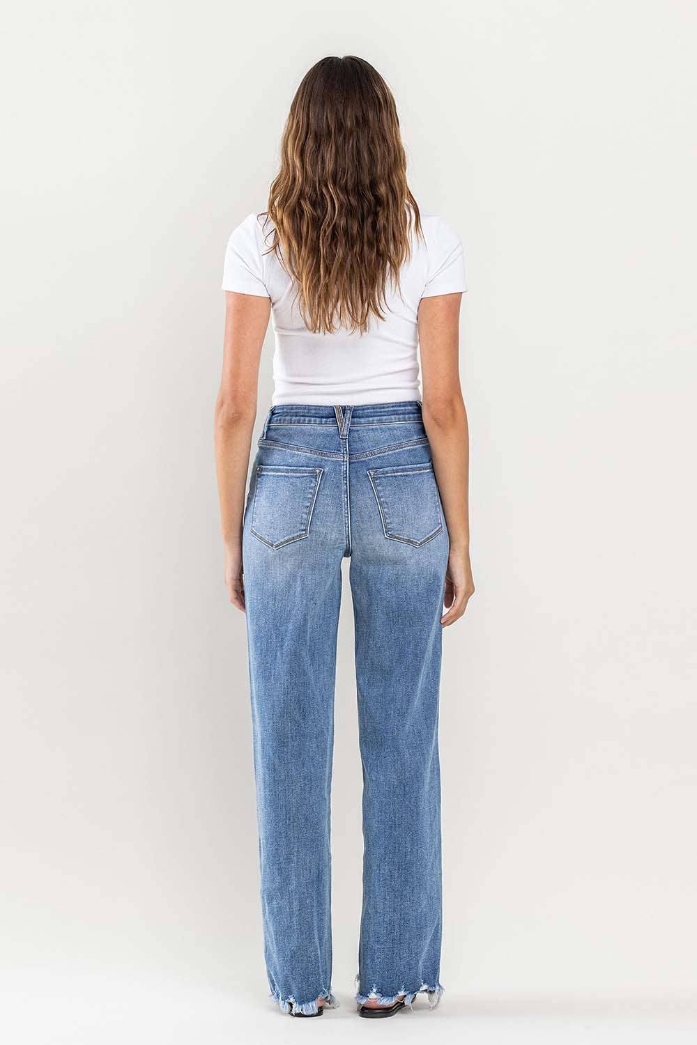 90's Vintage Super High Rise Loose Fit Jeans