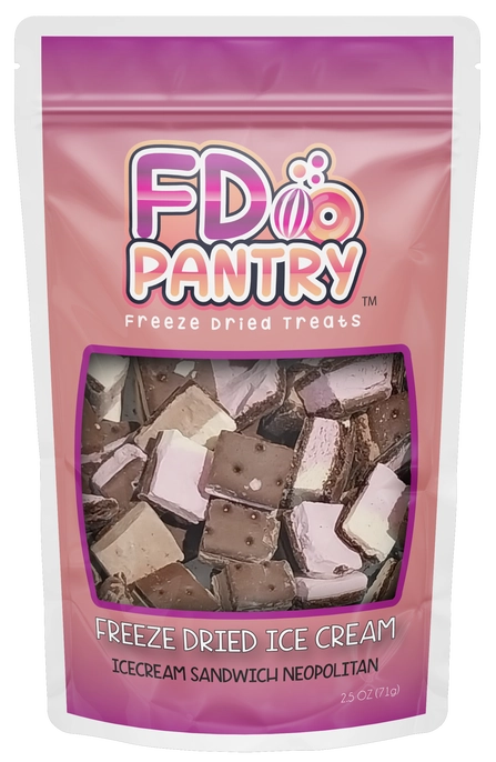 Freeze Dried Ice Cream Sandwich Neapolitan, Feathered Farmhouse