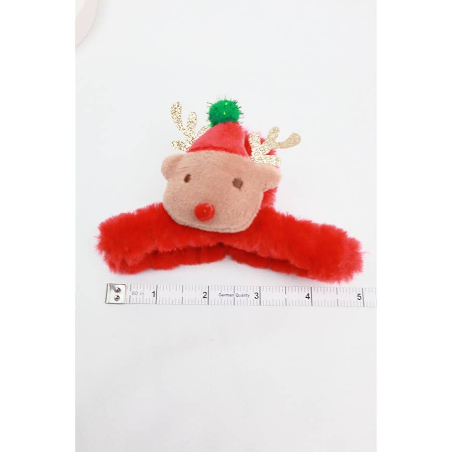 Christmas Characters Fur Hair Claw