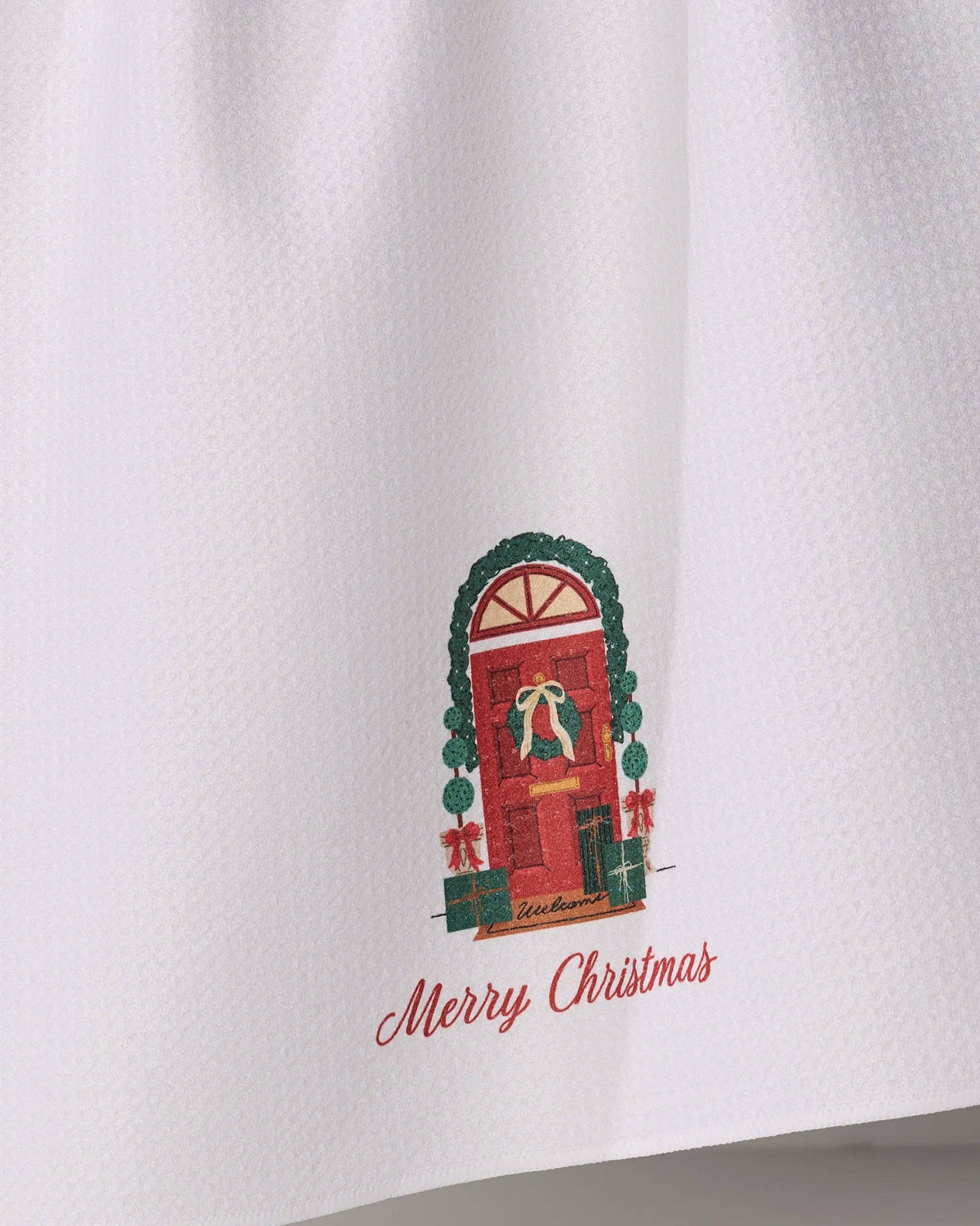 Merry Welcome Tea Towel, Feathered Farmhouse