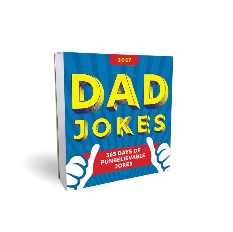2027 Dad Jokes Boxed Calendar, Feathered Farmhouse