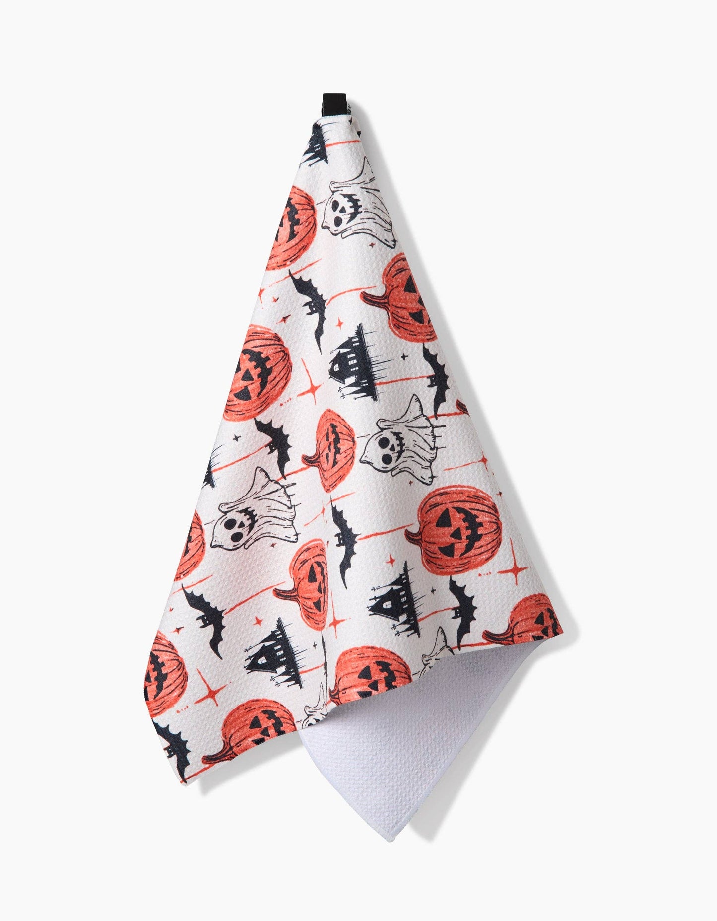 Halloween Is Here Tea Towel, Feathered Farmhouse