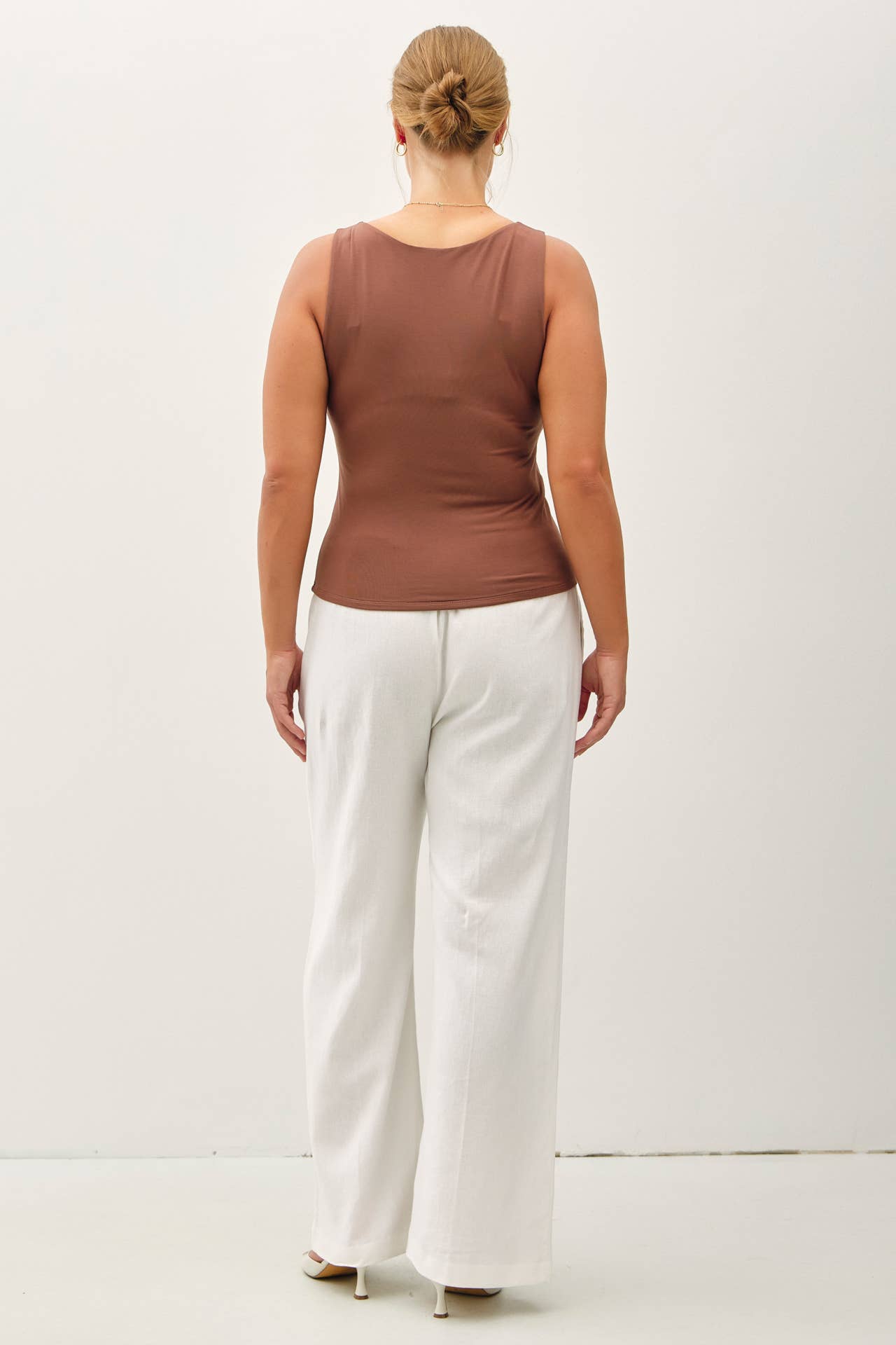 Everyday Tank in Black, Taupe & Chocolate