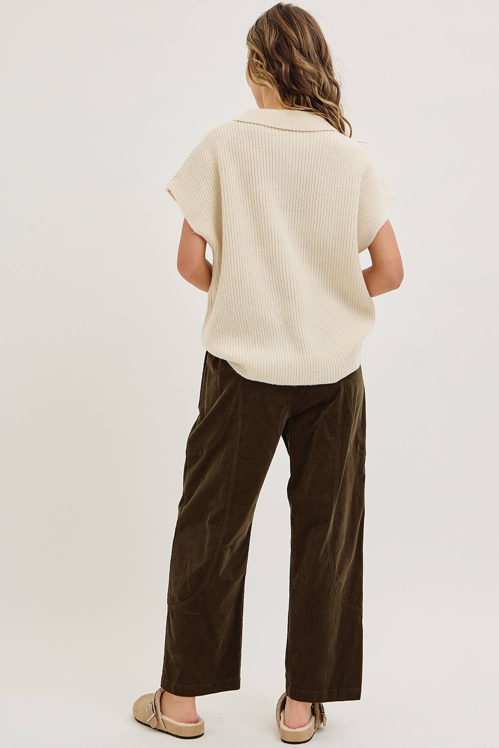 Casual Corduroy Pants, Feathered Farmhouse