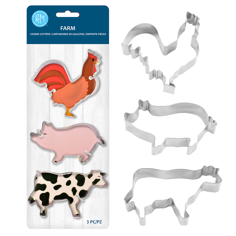 Farm Cookie Cutter Set, Feathered Farmhouse