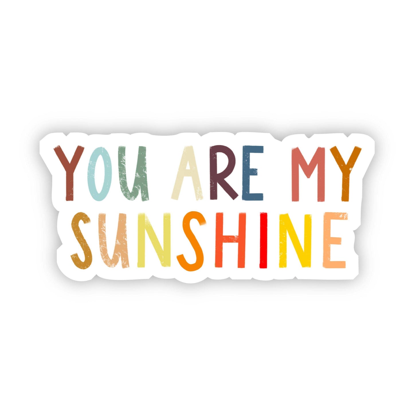 You Are My Sunshine Multicolor Sticker, The Feathered Farmhouse