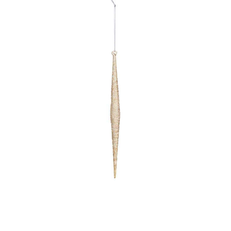Sparkle Icicle Ornament, Feathered Farmhouse