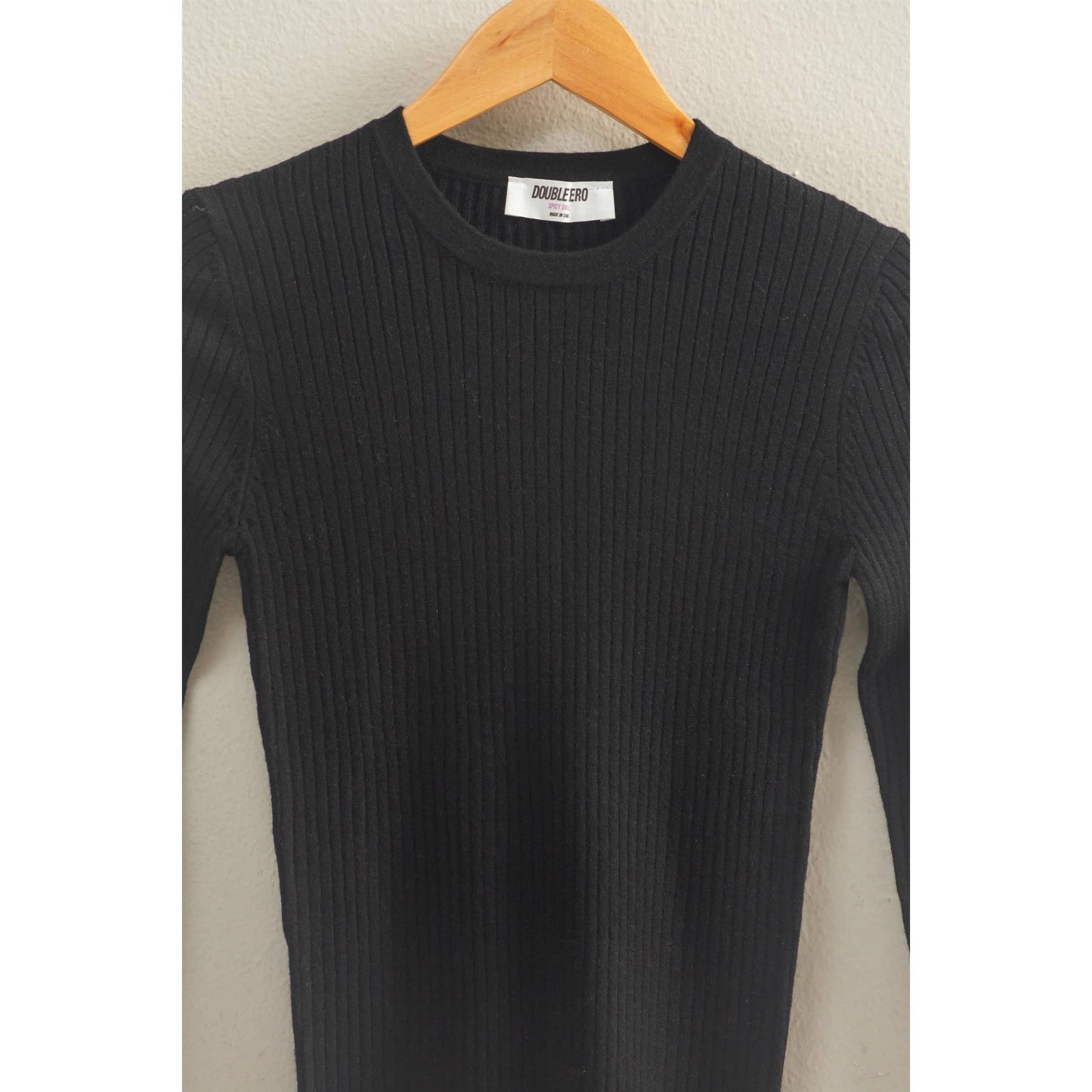 Ribbed Long Sleeve Knit Top, Feathered Farmhouse