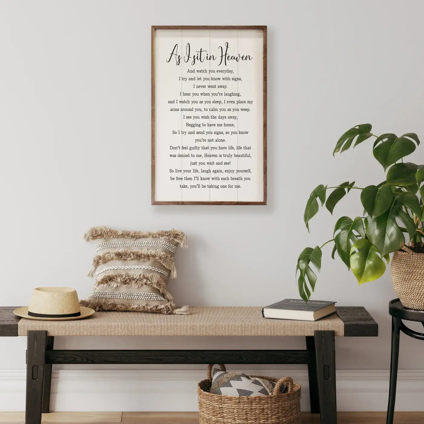 As I Sit In Heaven Sign, The Feathered Farmhouse