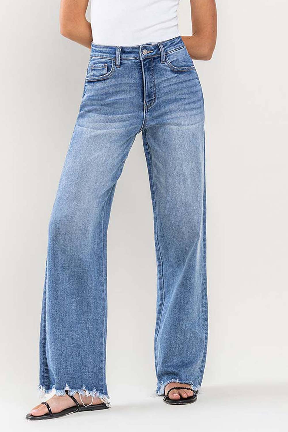 90's Vintage Super High Rise Loose Fit Jeans