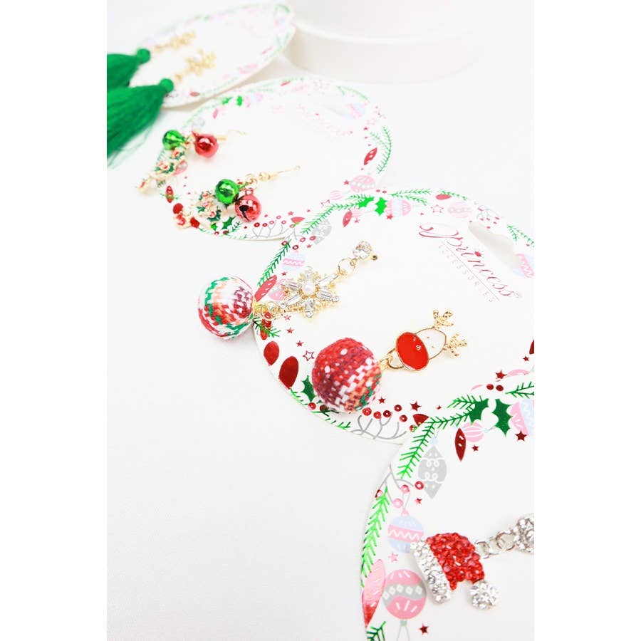 Christmas Theme Earrings: MIX COLOR / ONE