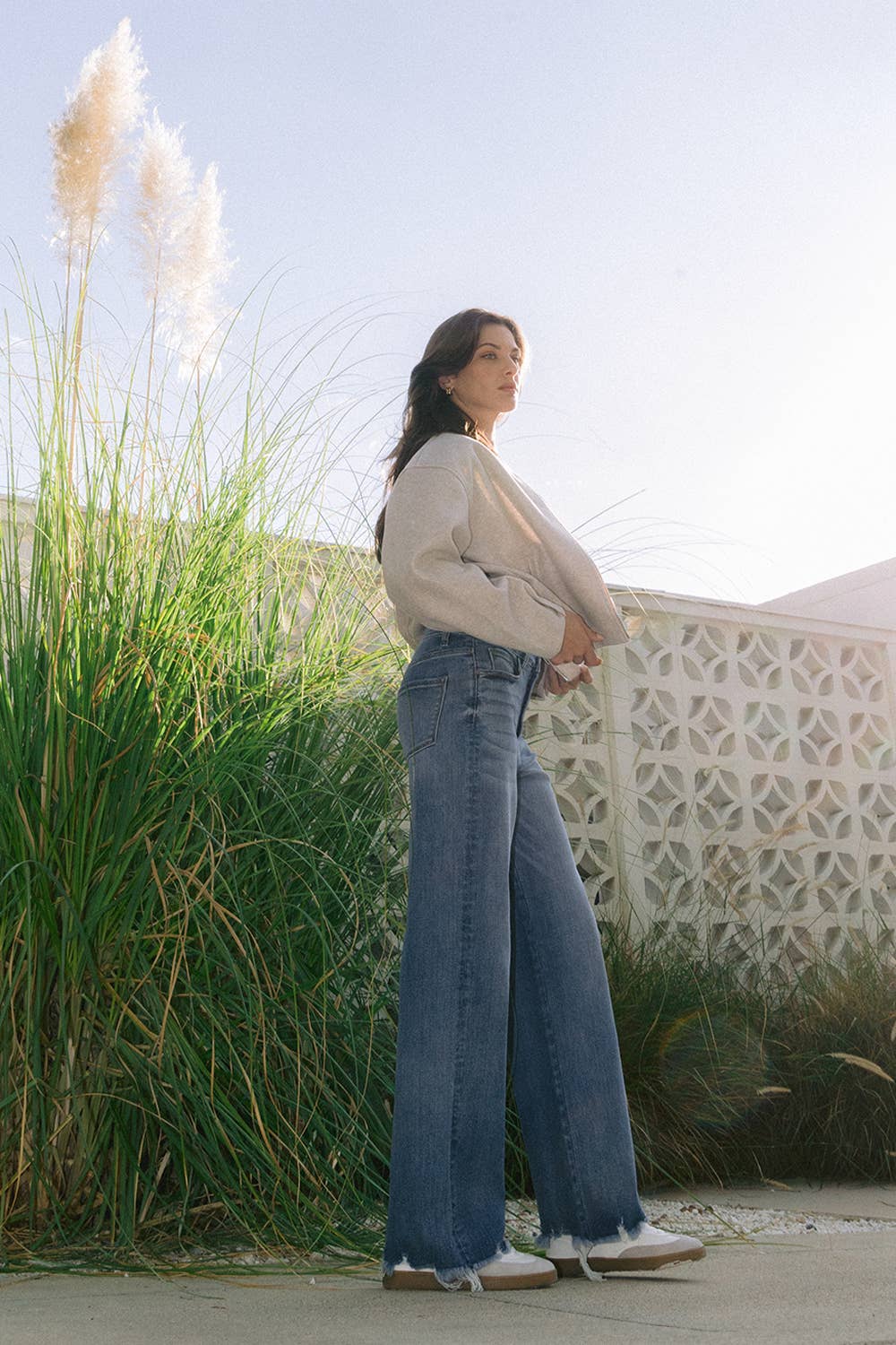 90's Vintage Super High Rise Loose Fit Jeans