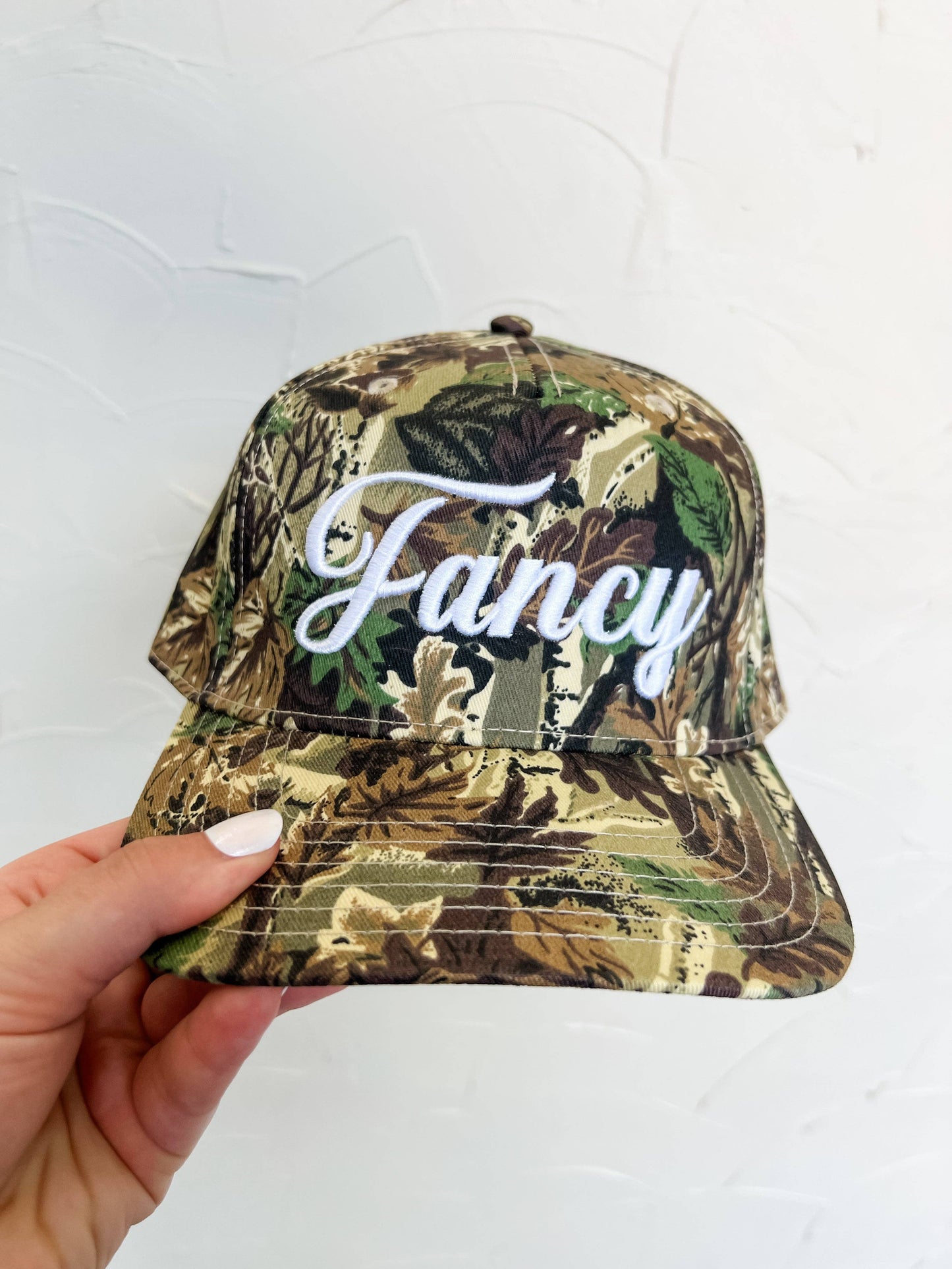 Fancy Camo Cap, Feathered Farmhouse