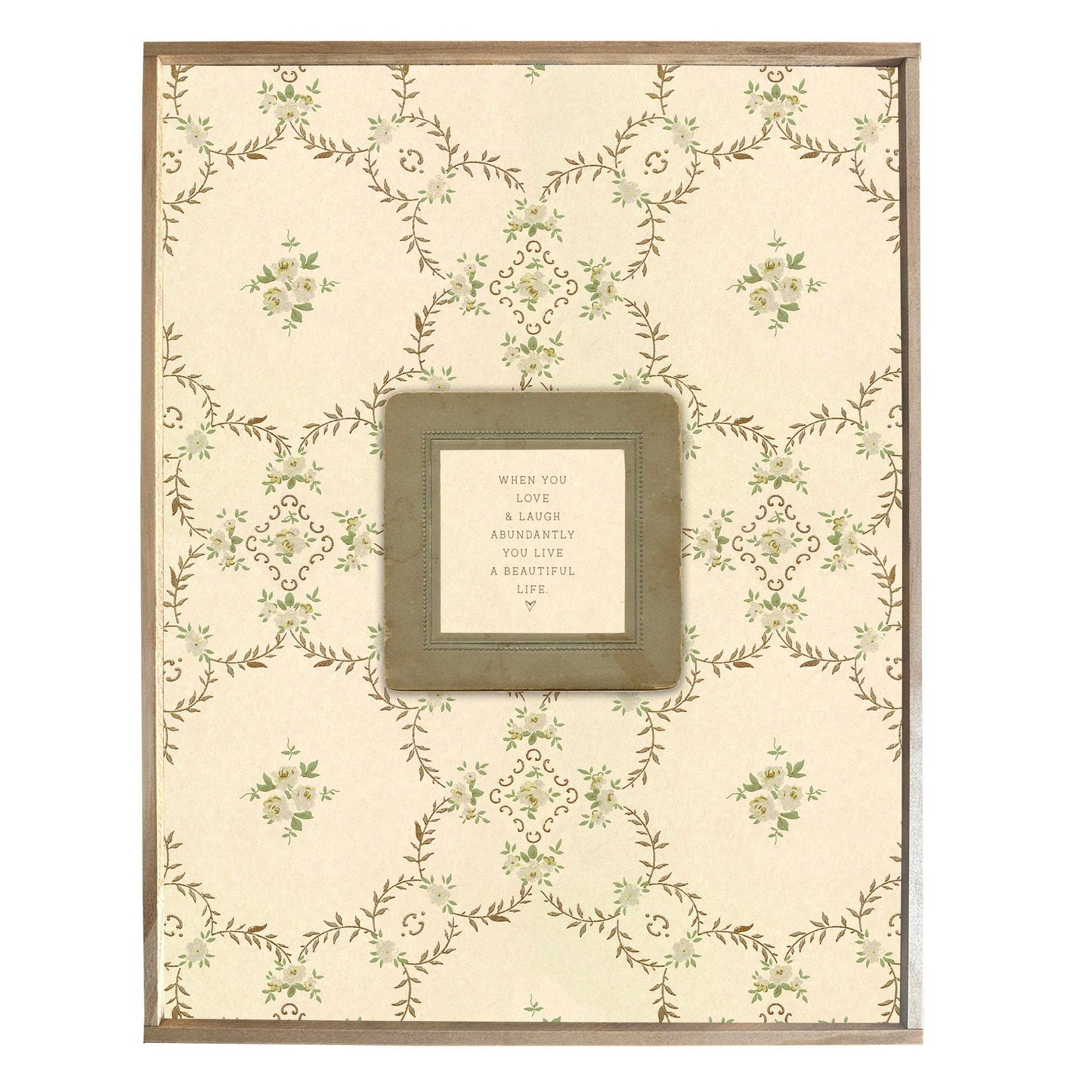 Wallpaper Print Vintage Style Print, Feathered Farmhouse