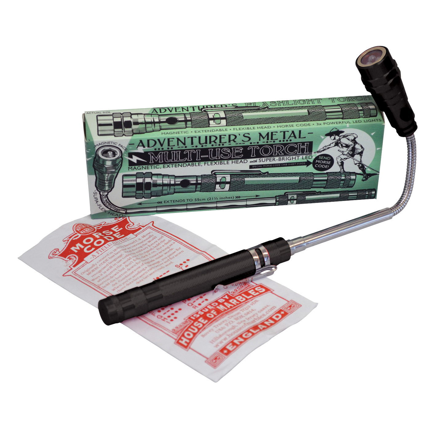 Multi-Use Flashlight Torch, Feathered Farmhouse