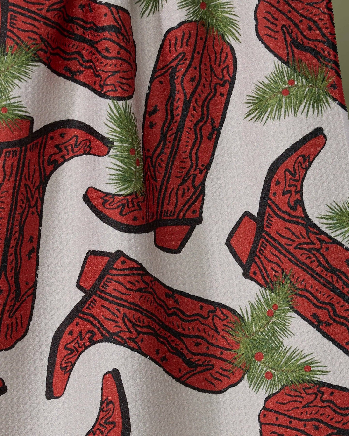 Rodeo Red Tea Towel, Feathered Farmhouse