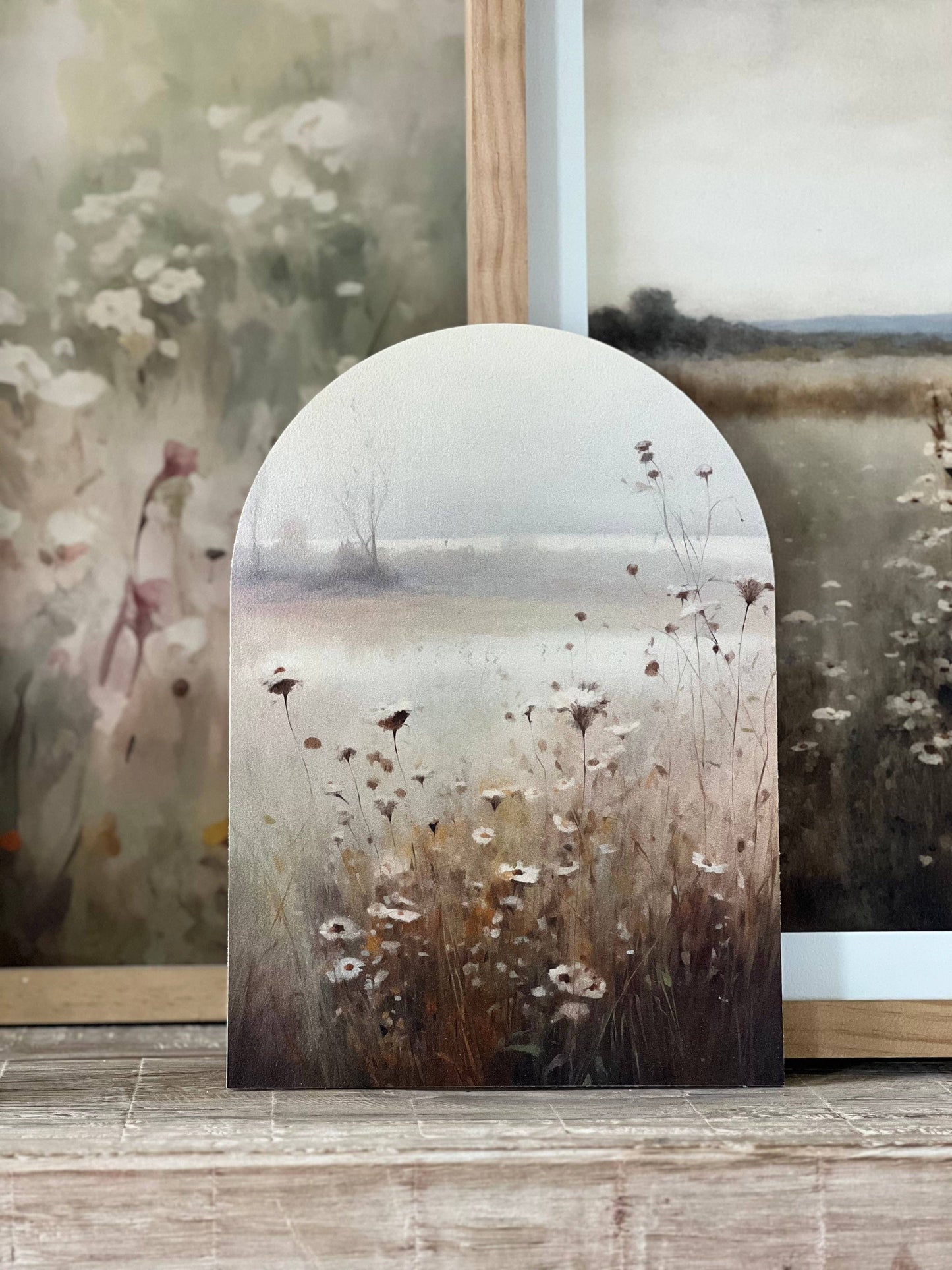 Edith Vintage Print Arch, Feathered Farmhouse