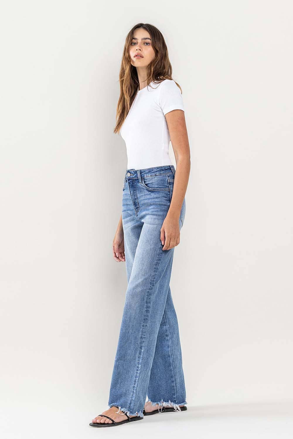 90's Vintage Super High Rise Loose Fit Jeans