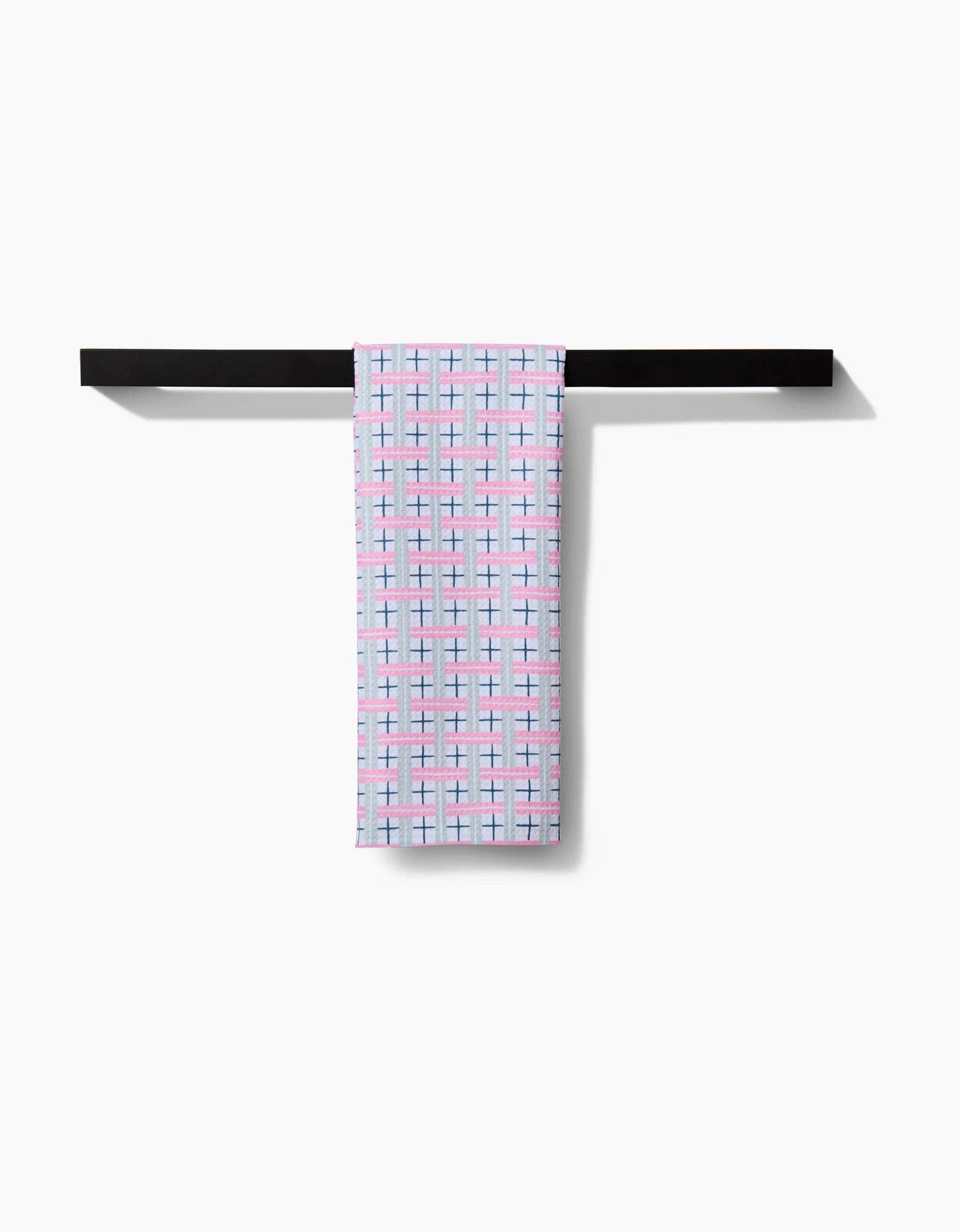 Spring Cottage Plaid Tea Towel, Feathered Farmhouse