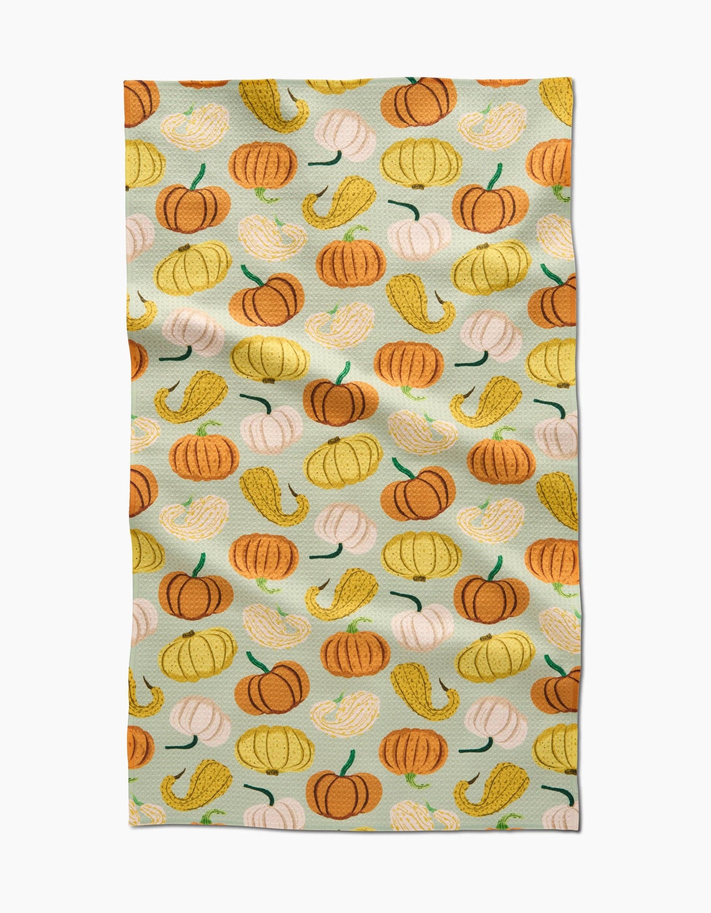 Pumpkins And Gourds Tea Towel, Feathered Farmhouse