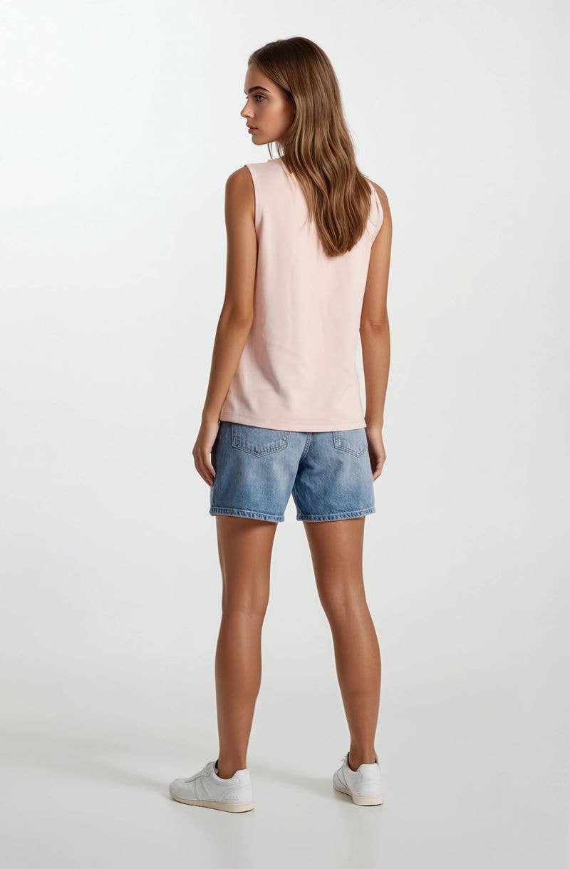 Blush Swing Tank Top, Feathered Farmhouse