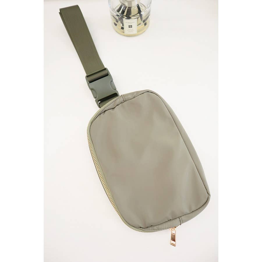 Solid Color Crossbody Fanny Pack Belt Bag, The Feathered Farmhouse