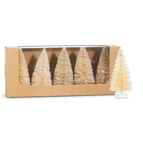 Snowy Natural Bottle Brush Trees, The Feathered Farmhouse