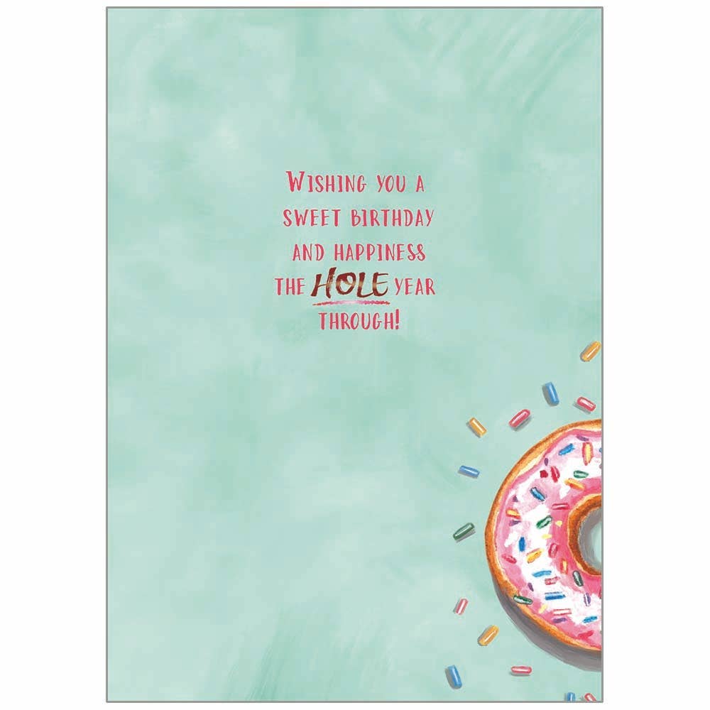 Donut Birthday Faith Birthday Card, Feathered Farmhouse