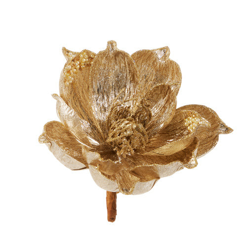 Magnolia Clip-On Ornament, Feathered Farmhouse