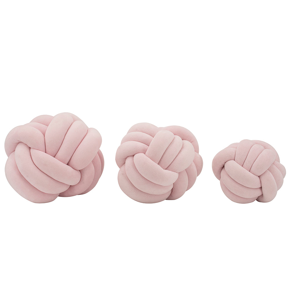Lamis Pink Faux Velvet Knots, The Feathered Farmhouse