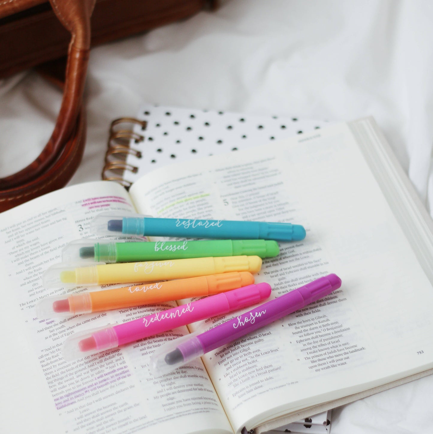 Scented Bible Highlighter Set, The Feathered Farmhouse