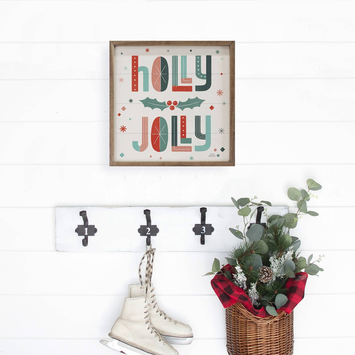 Retro Holiday V Holly By Laura Marshall