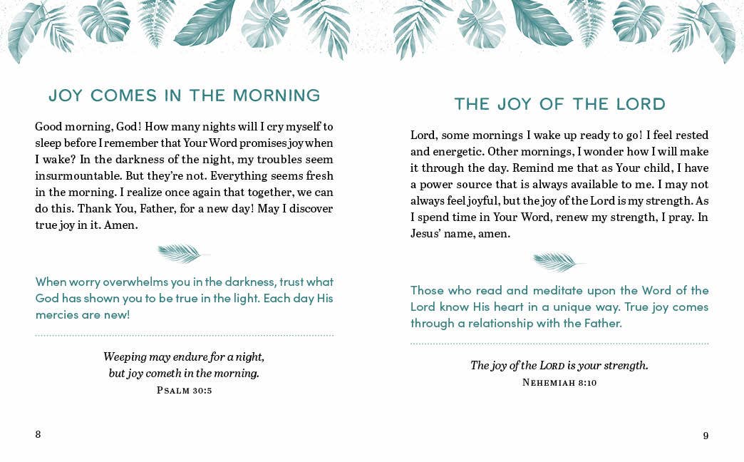 Mornings with God Large Print, The Feathered Farmhouse