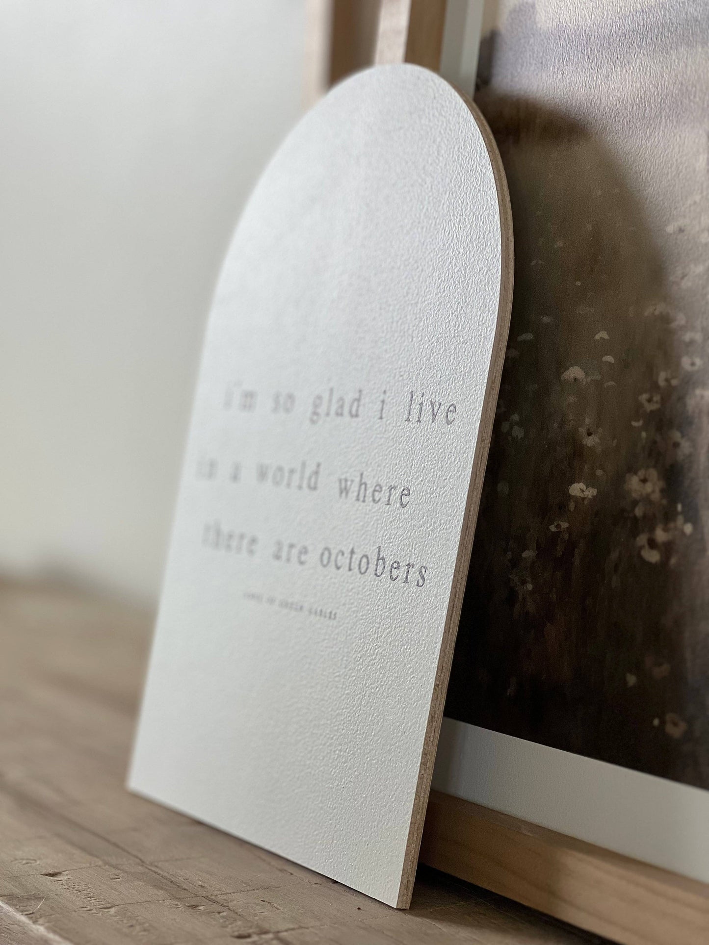 I'm So Glad Arch, Feathered Farmhouse