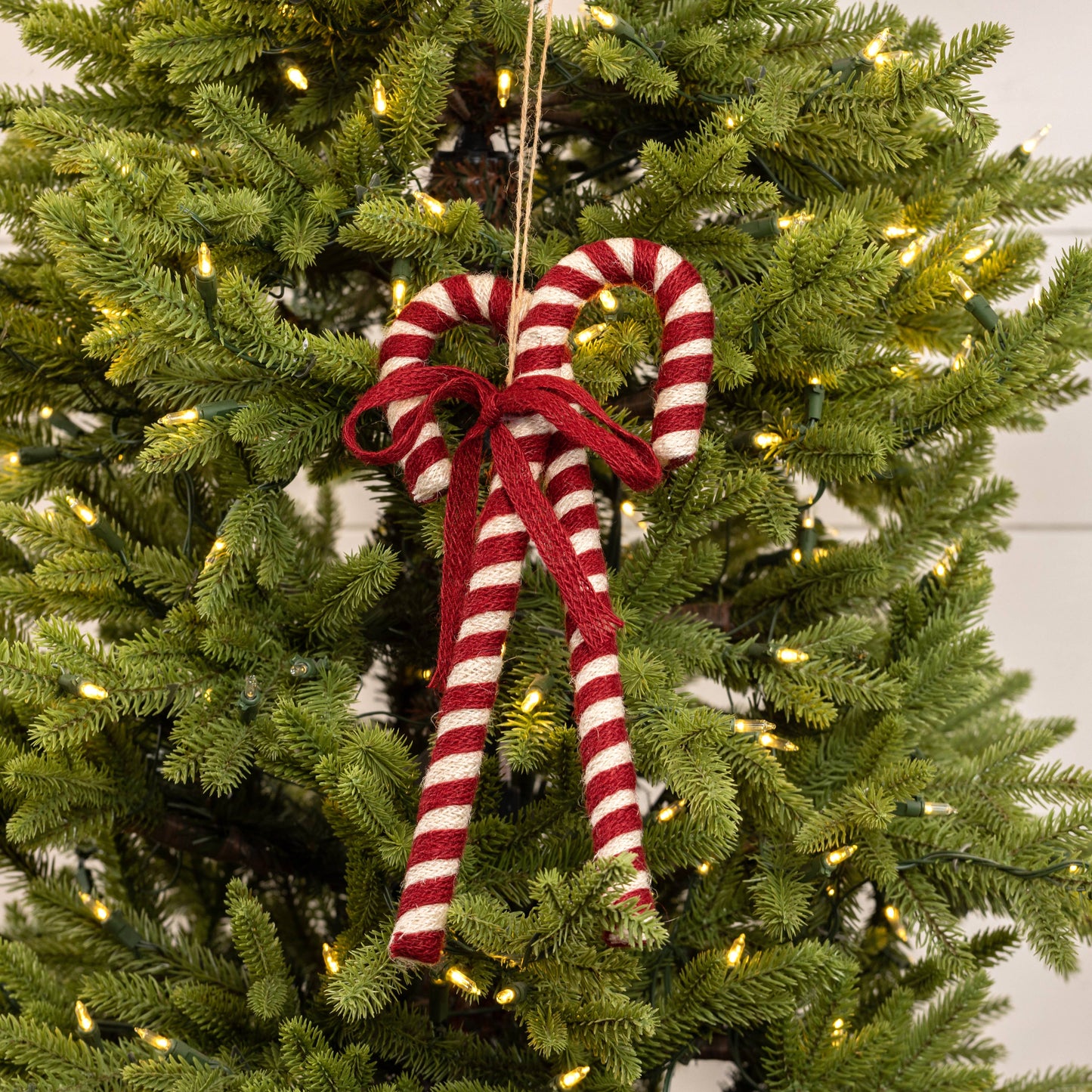 Pair of Candy Canes Ornament, Feathered Farmhouse