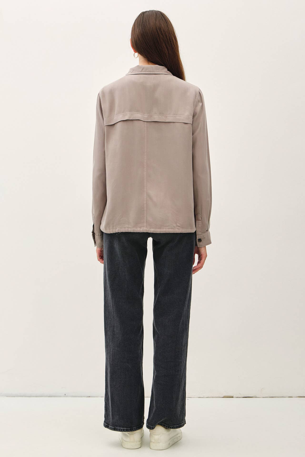 Class Utility Zipper Safari Jacket, Feathered Farmhouse