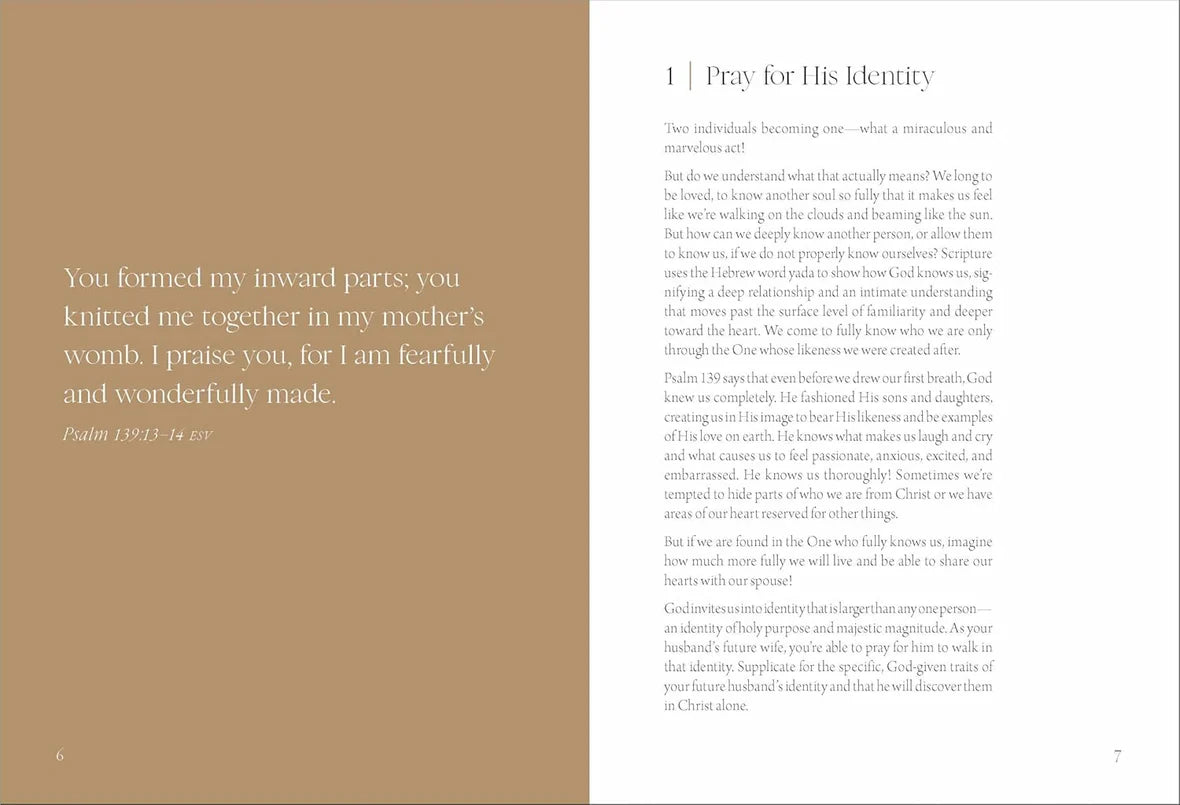 Dear Future Husband Prayer Journal, Feathered Farmhouse