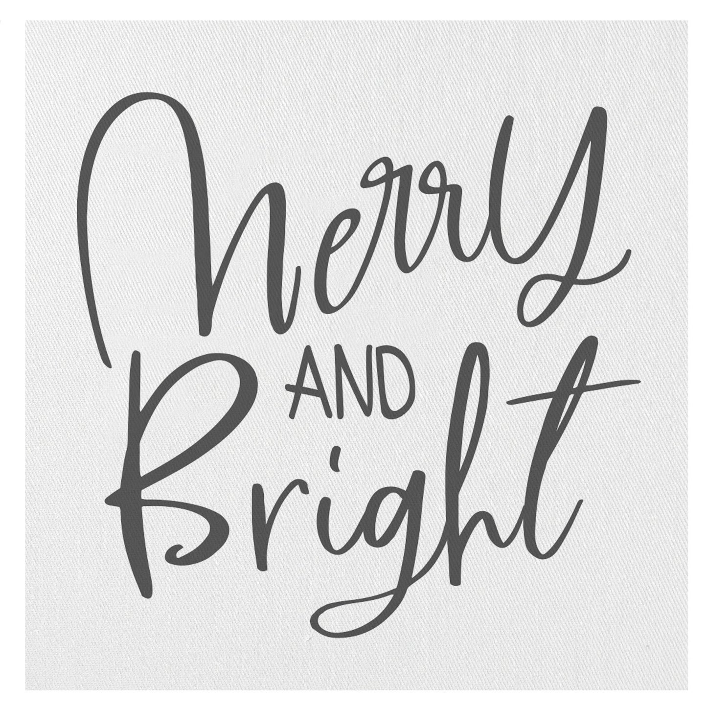 Merry and Bright Mini Canvas, Feathered Farmhouse