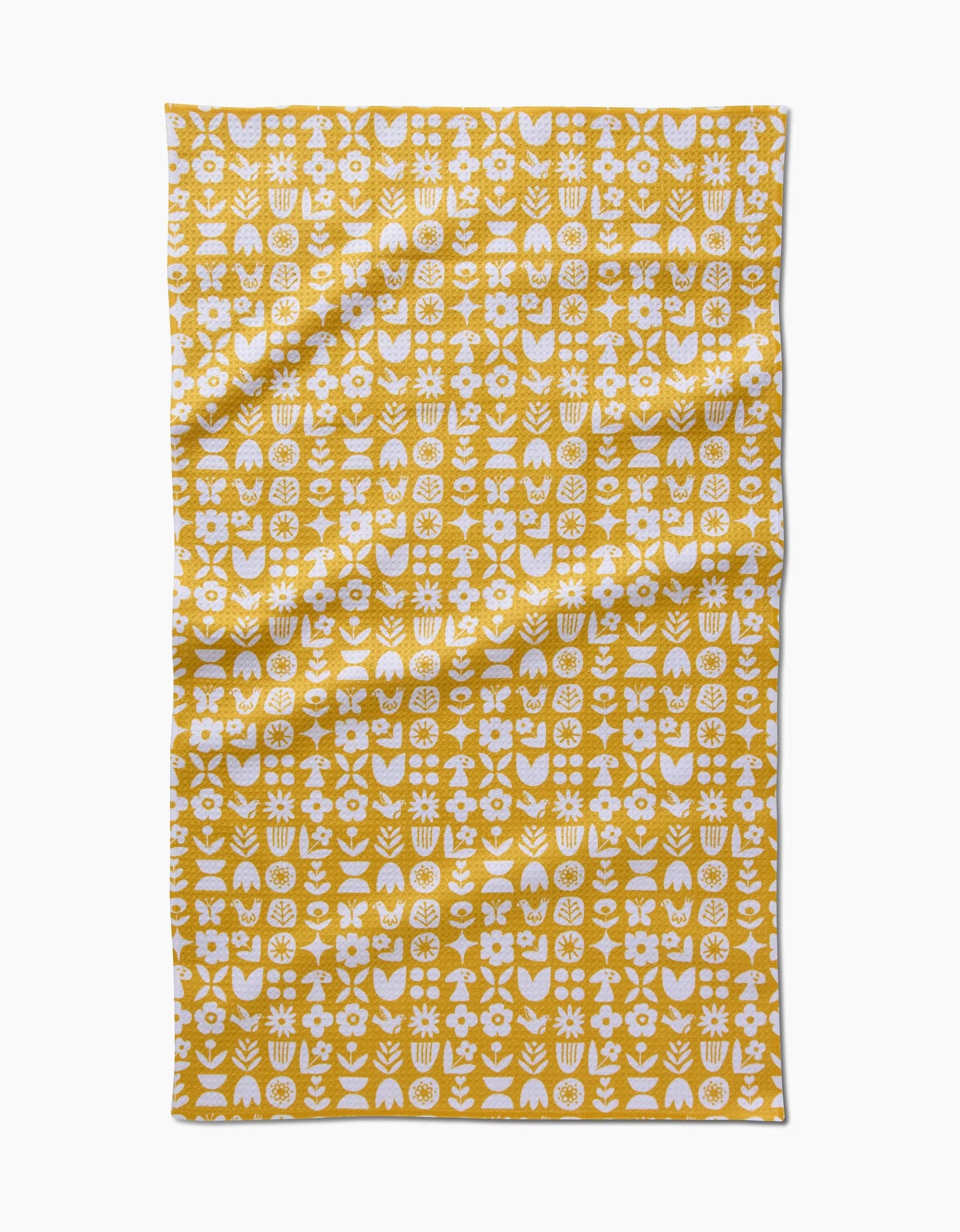 Scandi Spring Tea Towel, Feathered Farmhouse