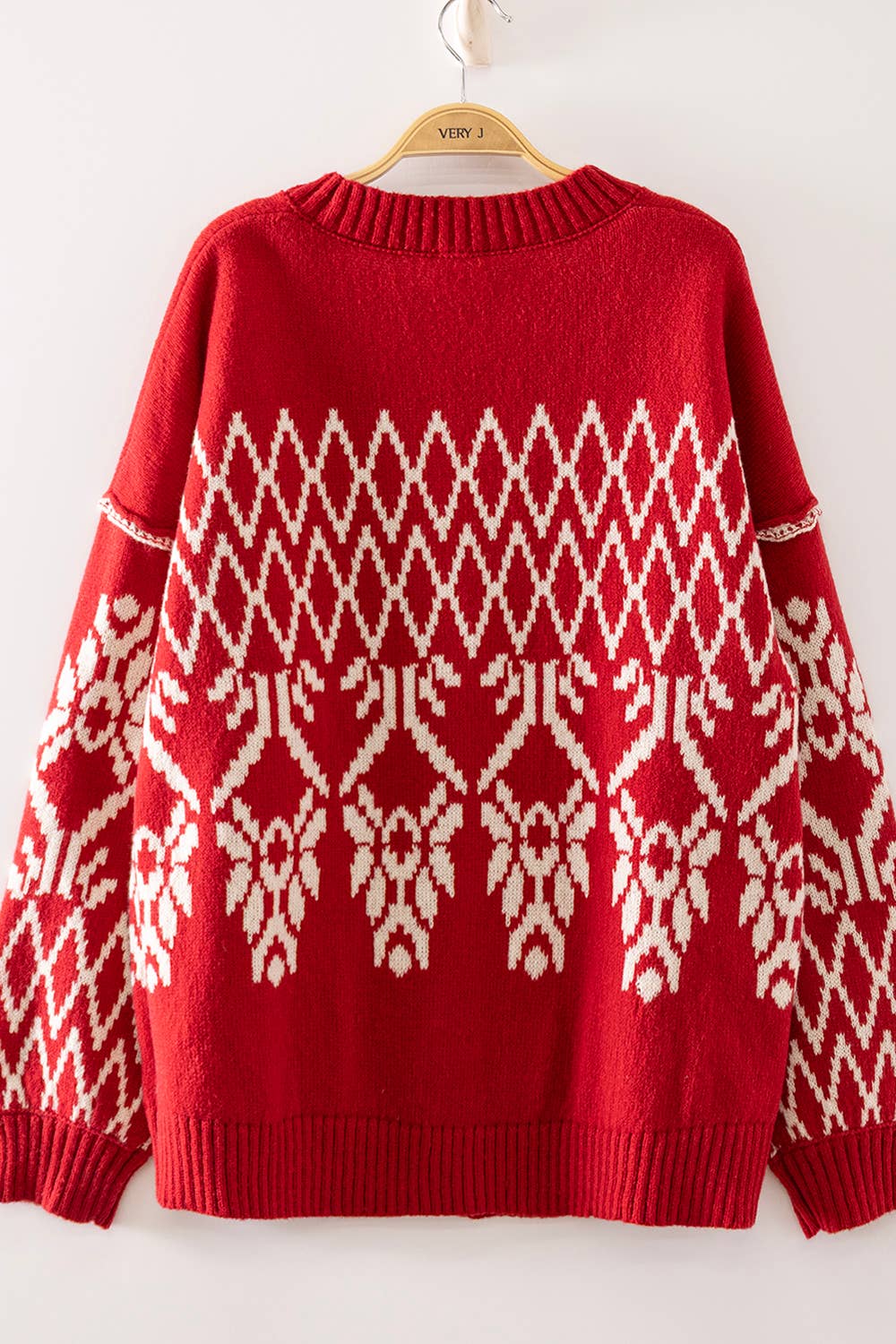 Winter Lodge Jacquard Cardigan, Feathered Farmhouse