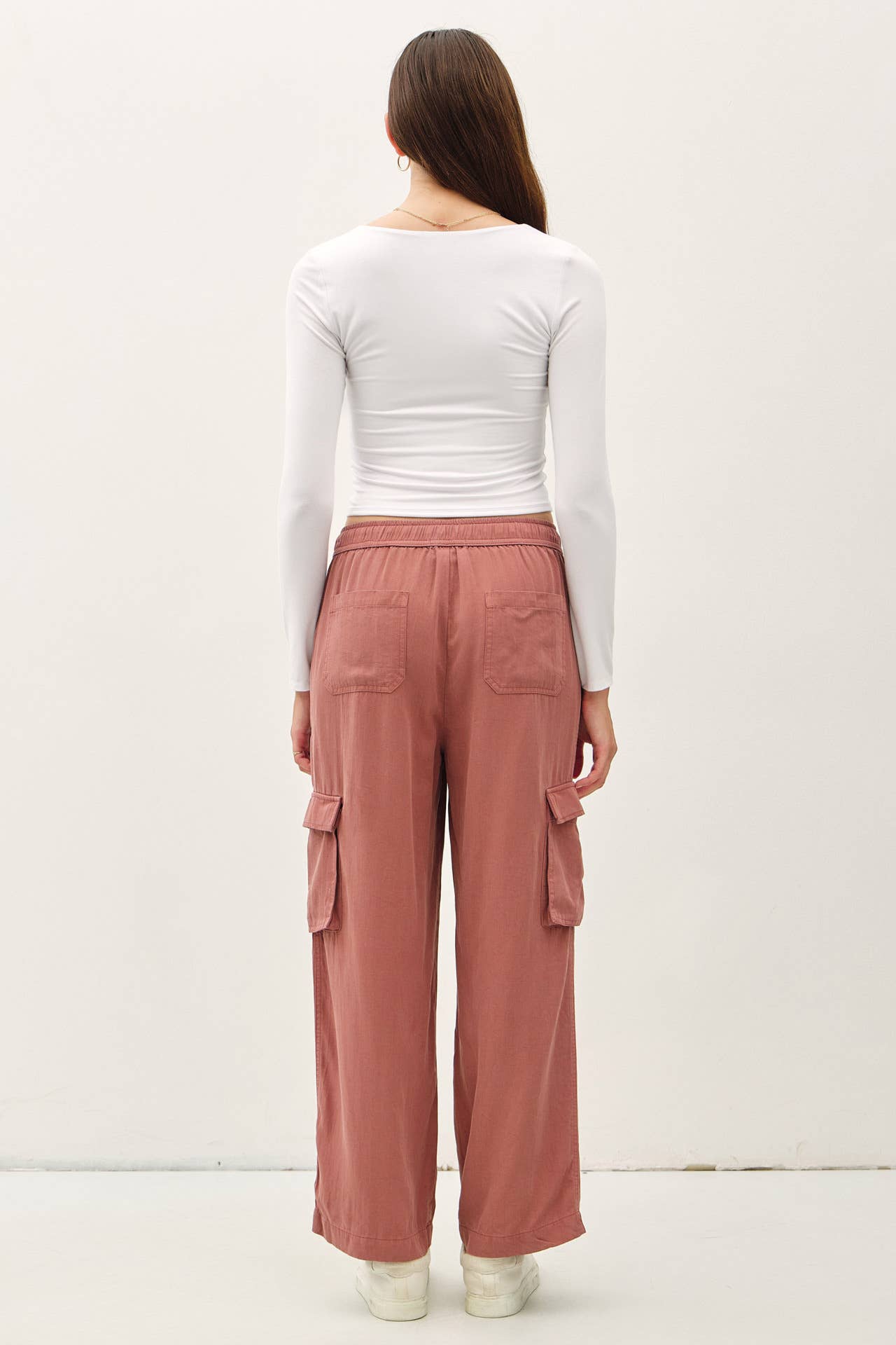 Tencel Wide Leg Pants, Feathered Farmhouse
