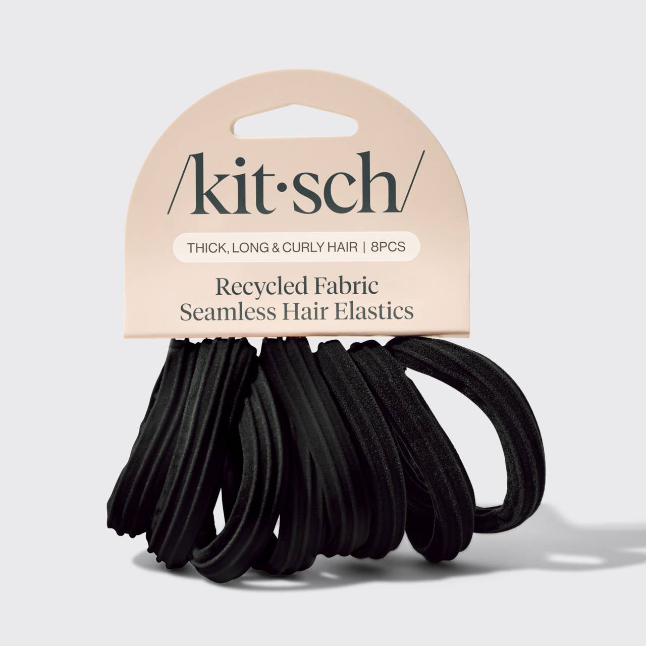 Recycled Seamless Hair Elastics, Feathered Farmhouse
