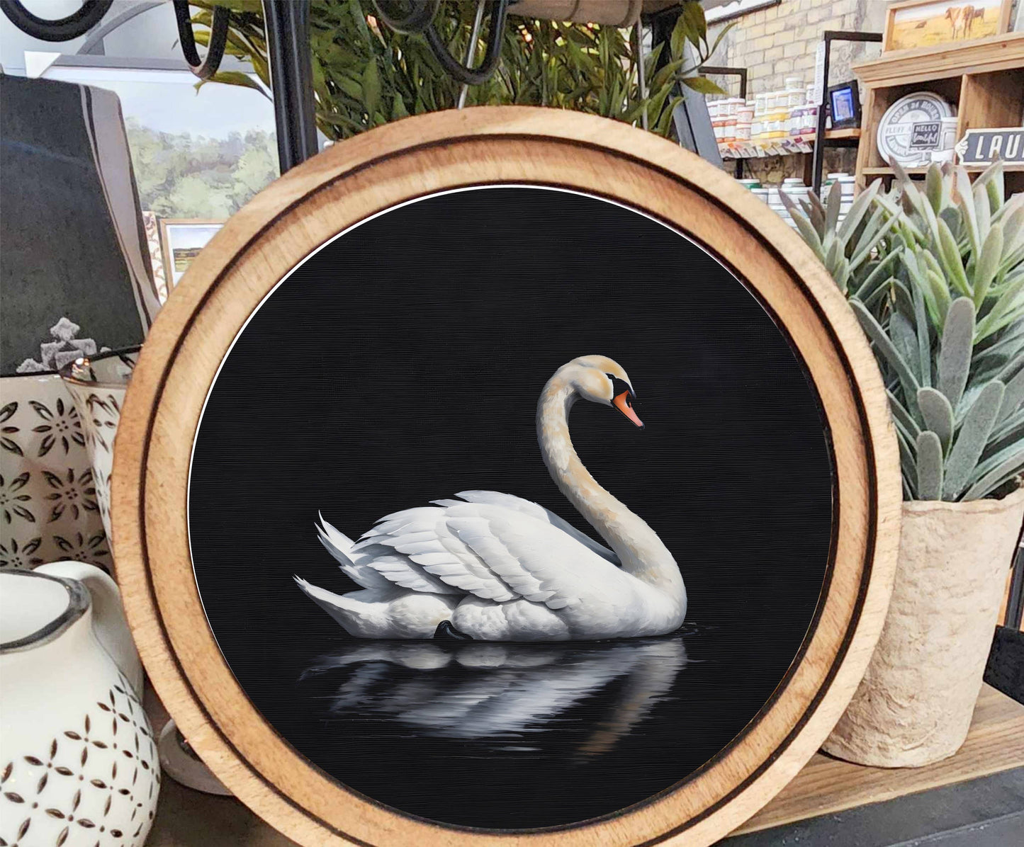 Swan Art, Feathered Farmhouse