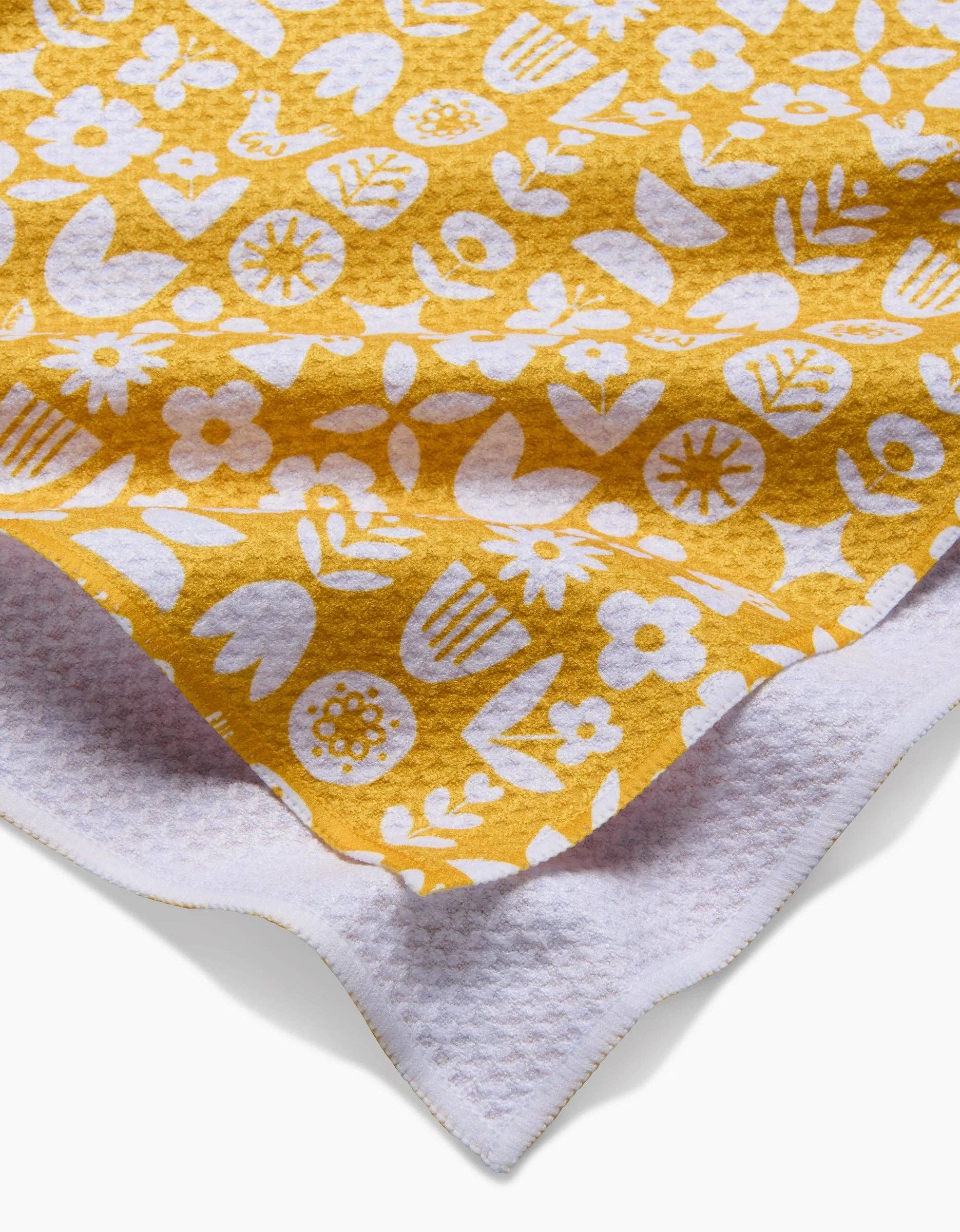 Scandi Spring Tea Towel, Feathered Farmhouse
