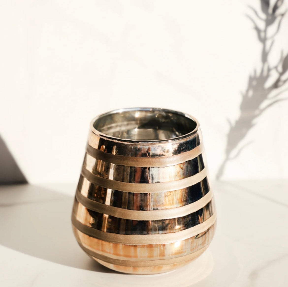 Mercury Glass Candle
