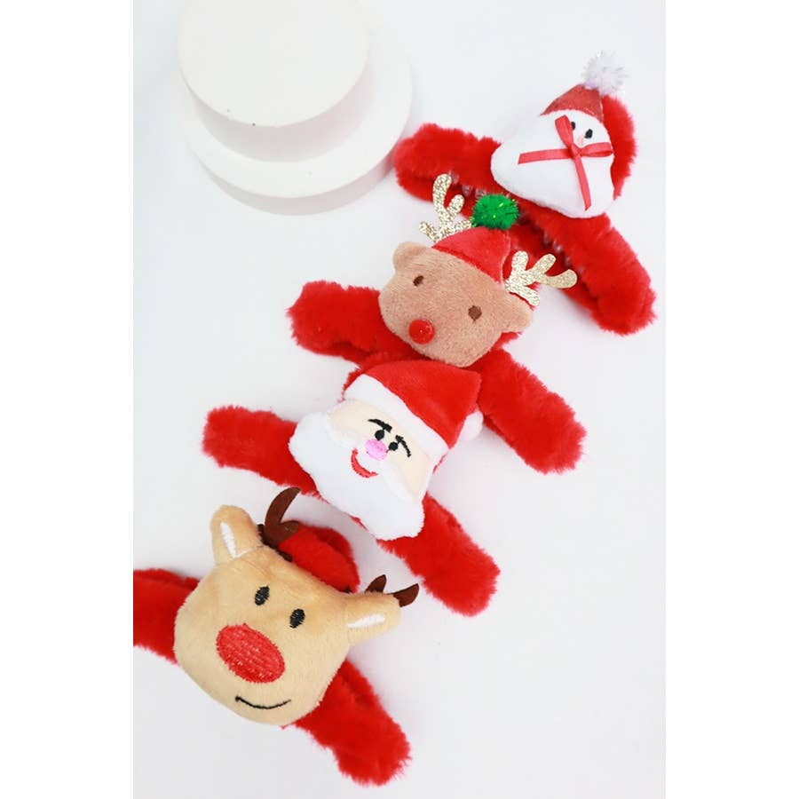 Christmas Characters Fur Hair Claw