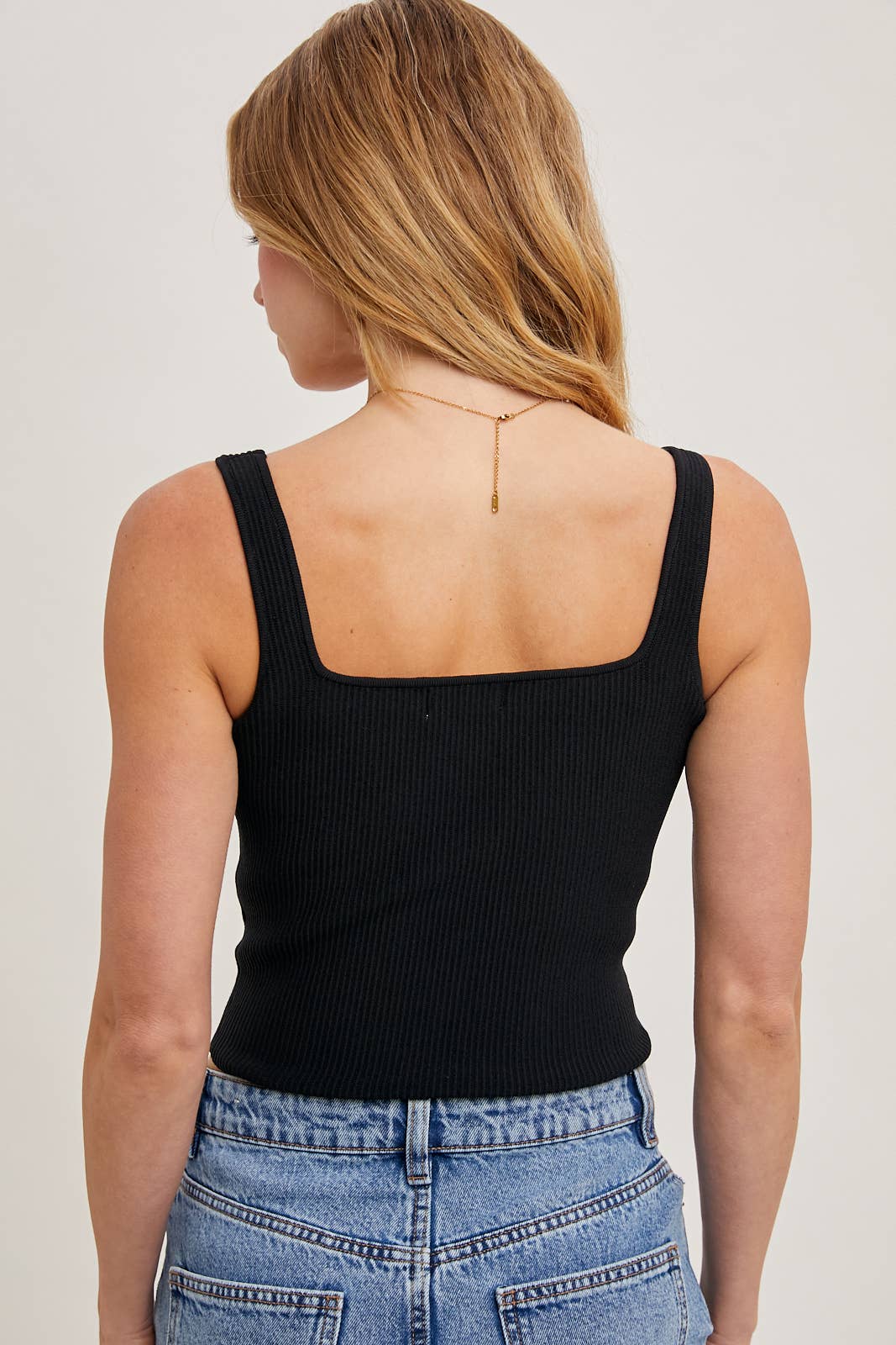 Essential Ribbed Tank, Feathered Farmhouse